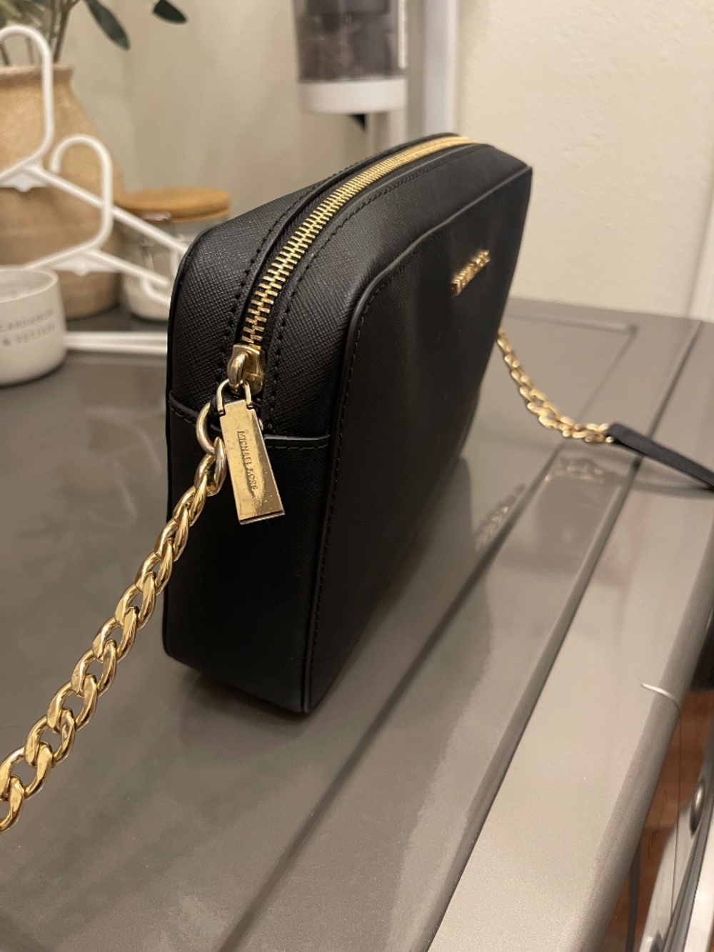 Michael Kors Black Crossbody Purse Bag - Picture 3 of 9